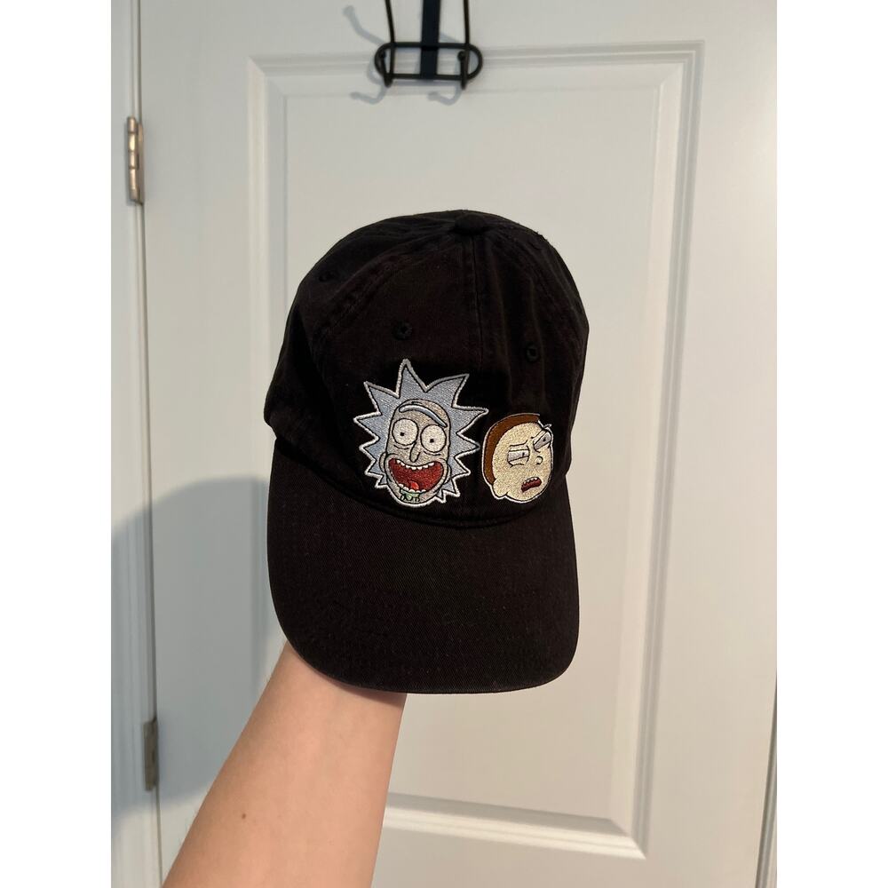 Rick and Morty Big Face Character Heads Snapback Hat – Black - Picture 5 of 5